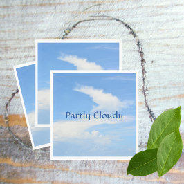 Blue Sky en White Cloud Servet