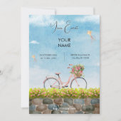 Blue Sky fietslandschap Kaart (Voorkant)