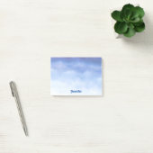 Blue Sky Float Away Custom Name Post-it® Notes (Kantoor)