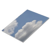 Blue Sky Fluffy Clouds Notitieblok (Schuin)