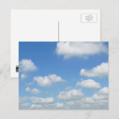 Blue Sky Fresh Air Clouds Briefkaart (Voorkant / Achterkant)