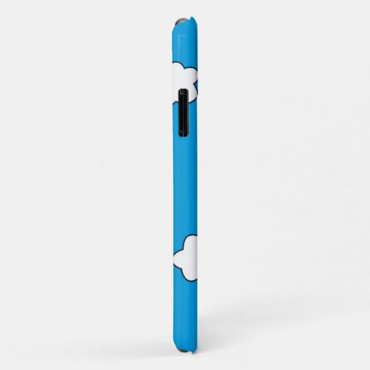 Blue Sky Funny Cartoon Clouds Case-Mate iPhone Case (Achterkant/rechts)