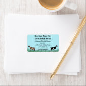Blue Sky Goat Milk Soap Label - Nubian Dairy Goats (Insitu)