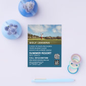 Blue Sky, GoIf Lesson Adverteren Flyer (Enkel)