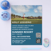 Blue Sky, GoIf Lesson Adverteren Flyer (Enkel)