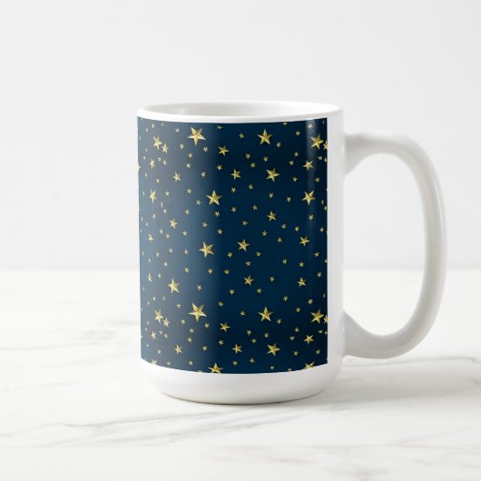 Blue Sky Golden Stars Koffiemok (Rechts)
