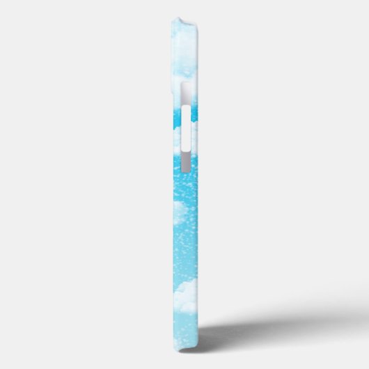 Blue Sky gradiënt White Clouds gepersonaliseerd Case-Mate iPhone Case (Achterkant / Links)