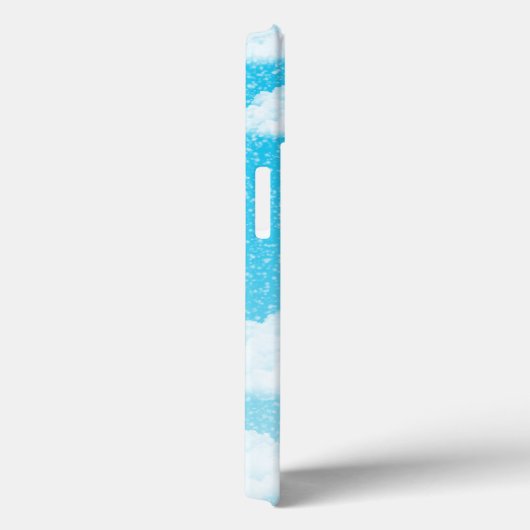 Blue Sky gradiënt White Clouds gepersonaliseerd Case-Mate iPhone Case (Achterkant / Rechts)