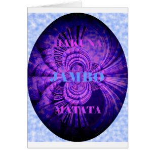 Blue Sky Hakuna Matata Kenya Giraffe Woven Art C