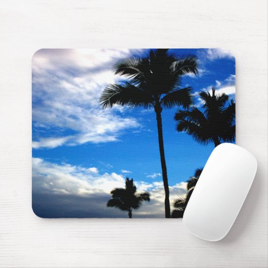 Blue Sky Hawaii Palms Muismat (Met muis)