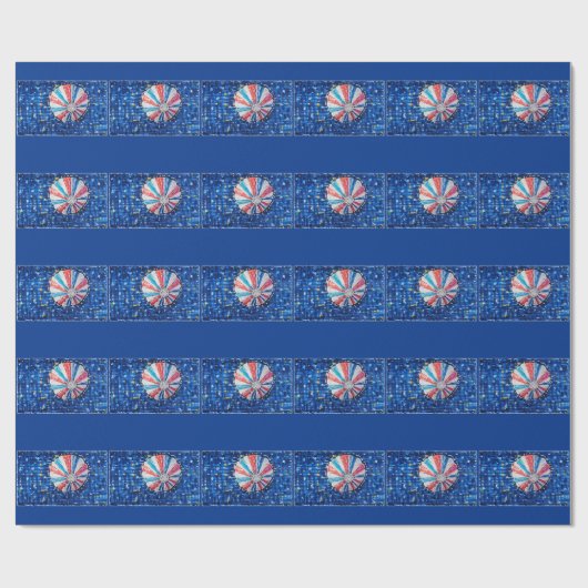 Blue Sky Heet Luchtballon Cadeaupapier (Vlak)