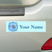 Blue Sky Helicopter bumpersticker (Op auto)