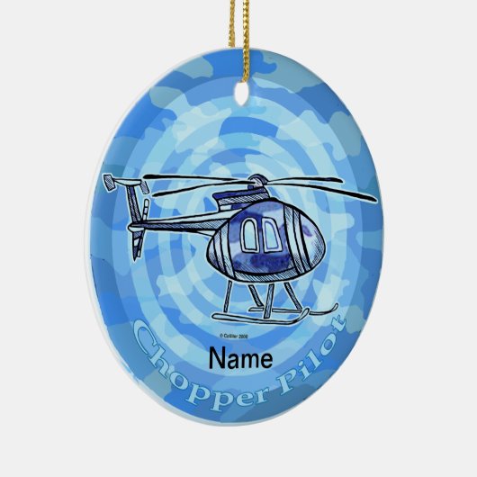 Blue Sky Helikopter ornament (Rechts)
