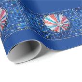 Blue Sky Hot Air Balloon Cadeaupapier (Rol Hoek)