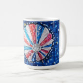 Blue Sky Hot Air Balloon Koffiemok (Voorkant rechts)