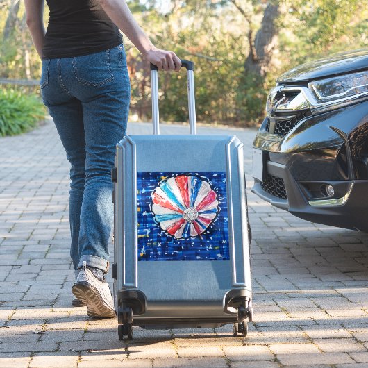 Blue Sky Hot Air Balloon Sticker (Koffer Insitu)