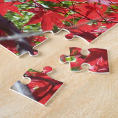 Blue Sky in Autumn Puzzle Gift Fall Maple Leaves Legpuzzel (Zijkant)