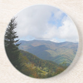 Blue Sky in de Blue Ridge Mountains Zandsteen Onderzetter