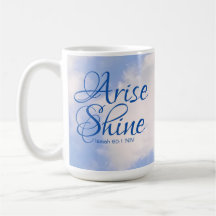 Blue Sky Inspirerend Arise and Shine Bible Verse