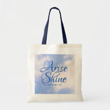 Blue Sky Inspirerend Arise and Shine Bible Verse