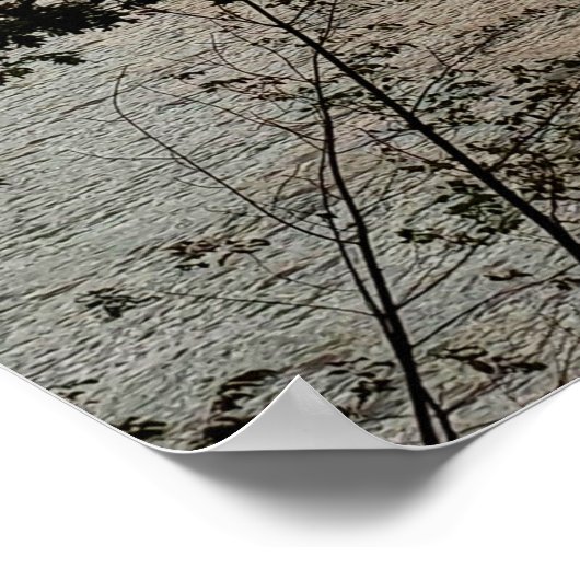 Blue Sky Lake Poster (Hoek)