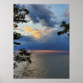 Blue Sky Lake Poster (Voorkant)