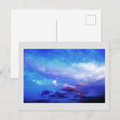Blue Sky Landschap Fotografie Kunst Feestdagenkaart (Voorkant / Achterkant)