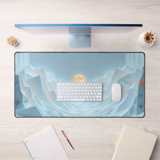 Blue Sky Lunar Desk Mat – Dromerige minimalistisch