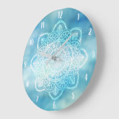 Blue Sky Mandala Wall Grote Klok (Hoek)