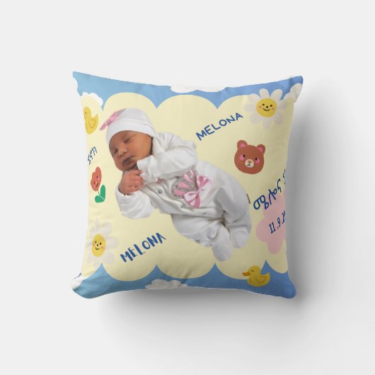 Blue Sky Melona Henok Sierkussen (Voorkant)