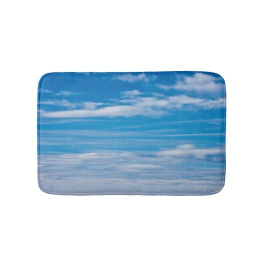 Blue Sky met Cloud Streaks Badmat (Voorkant)