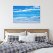 Blue Sky met Cloud Streaks Canvas Afdruk (Insitu (Slaapkamer))