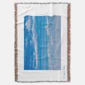 Blue Sky met Cloud Streaks Deken (Voorkant Verticaal)