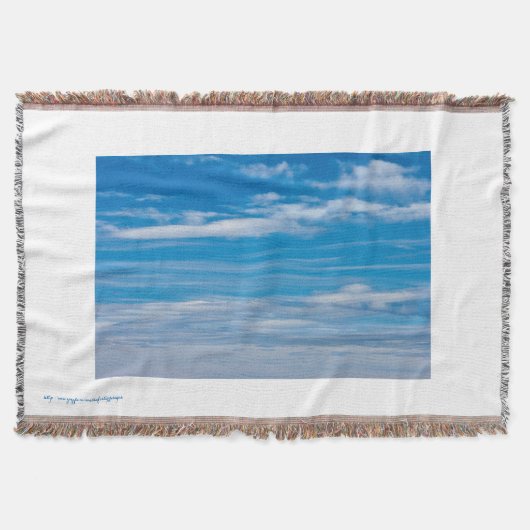 Blue Sky met Cloud Streaks Deken (Voorkant)