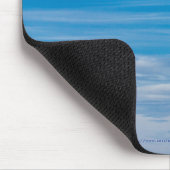 Blue Sky met Cloud Streaks Muismat (Hoek)