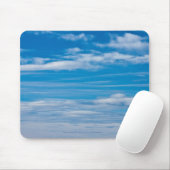 Blue Sky met Cloud Streaks Muismat (Met muis)