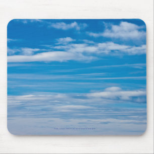 Blue Sky met Cloud Streaks Muismat