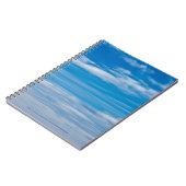 Blue Sky met Cloud Streaks Notitieboek (Linkerzijde)
