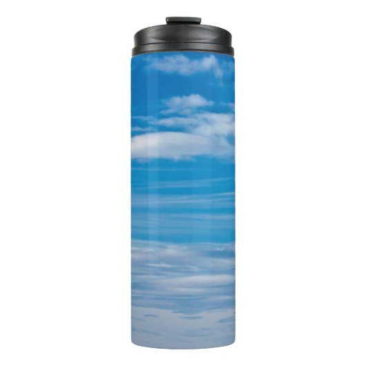 Blue Sky met Cloud Streaks Thermosbeker (Voorkant)