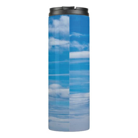 Blue Sky met Cloud Streaks Thermosbeker (Achterkant)