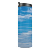 Blue Sky met Cloud Streaks Thermosbeker (Geroteerd rechts)