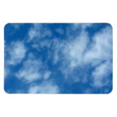 Blue Sky met Clouds Foto Magneet (Horizontaal)