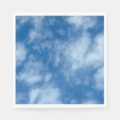Blue Sky met Clouds Foto Servetten (Voorkant)