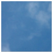 Blue Sky met Clouds Foto Stof (Swatch)