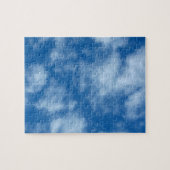 Blue Sky met Clouds Natuur Fotografie Legpuzzel (Horizontaal)