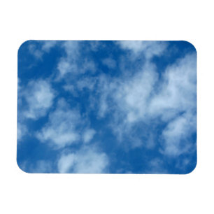 Blue Sky met Clouds Natuur Fotografie Magneet
