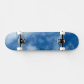 Blue Sky met Clouds Natuur Fotografie Persoonlijk Skateboard (Horizontaal)