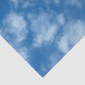Blue Sky met Clouds Natuur Fotografie Tissuepapier (Detail)