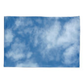 Blue Sky met Clouds Photo Kussensloop (Achterkant)