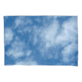 Blue Sky met Clouds Photo Kussensloop (Voorkant)